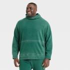 Men's Big & Tall Premium Washed Fleece Sweatshirt - All In Motion Green