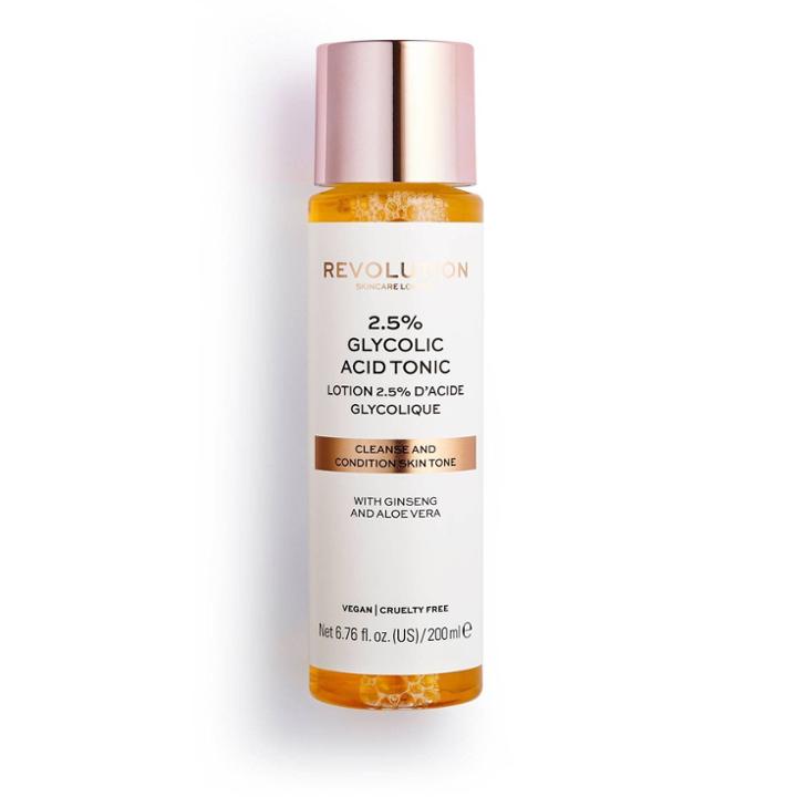 Revolution Beauty Skincare 2.5% Glycolic Acid Tonic Cleanse And Condition Skin Tone