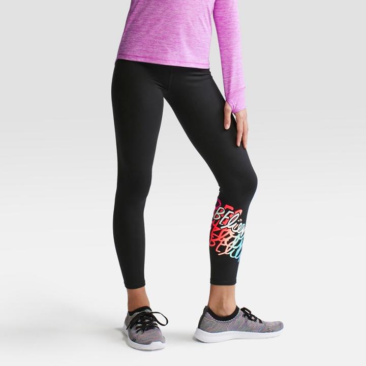 Girls' Believe Leggings - C9 Champion Black
