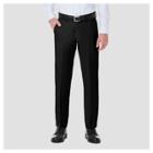 Haggar H26 Men's Performance 4 Way Stretch Straight Fit Trouser Pants - Black