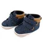 Baby Boys' Rising Star Denim High Top With Easy Closure Straps - Blue