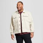 Men's Big & Tall Trucker Denim Jacket Tavex Dynasty Kluber Without Sherpa Lining - Goodfellow & Co Silver Cloud