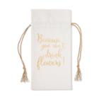 Spritz 'you Can't Drink Flowers' Wine Bag Gold -
