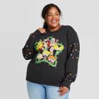 Women's Nickelodeon Rugrats Plus Size Holiday Sweatshirt - Black