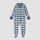 Honest Baby Boys' Painted Buffalo Footed Pajama - Navy