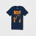 Boys' Pokemon Pika Halloween Short Sleeve Graphic T-shirt - Navy
