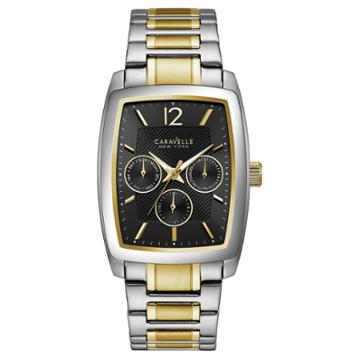 Men's Caravelle New York Analog Watch - Two Tone, Gold