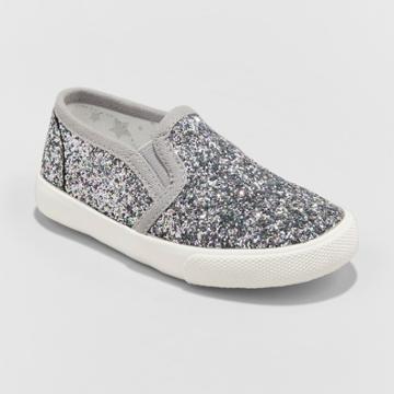 Toddler Girls' Madigan Slip On Glitter Sneakers - Cat & Jack