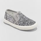 Toddler Girls' Madigan Slip On Glitter Sneakers - Cat & Jack