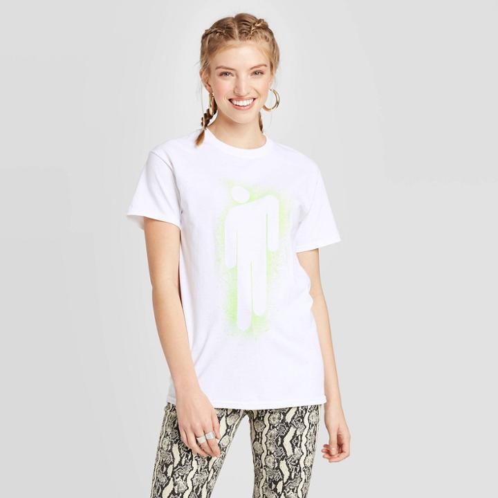 Bravado Women's Billie Eilish Blohsh Short Sleeve T-shirt (juniors') - White M, Women's,
