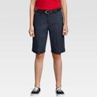 Dickies Girls' Classic Stretch Bermuda Shorts - Dark Navy 14, Girl's, Dark Blue