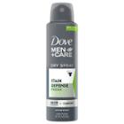Dove Men+care Dove Men + Care Stain Defense Dry Spray Antiperspirant & Deodorant Fresh