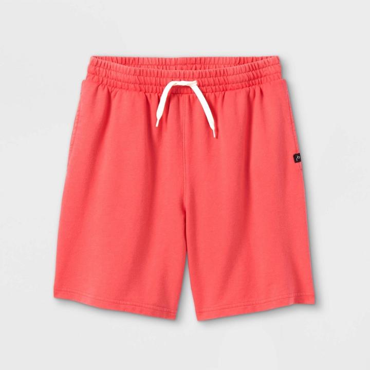 Boys' Mineral Wash Knit Pull-on Shorts - Art Class Pink