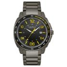 Caravelle New York By Bulova Men's Gunmetal Ip Stainless Steel Bracelet Watch