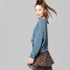 Women's Chenille V-neck Pullover - Wild Fable Blue