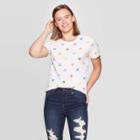Mickey Mouse & Friends Women's Mickey Mouse Short Sleeve Graphic T-shirt (juniors') - White