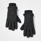 Boys' Quilted Striped Gloves - Cat & Jack Black