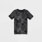 Boys' Fitted T-shirt - All In Motion Black/gray