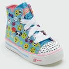 Toddler Girls' S Sport By Skechers Kailey High Top Sneakers Blue Size 1,