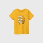 Toddler Kids' Short Sleeve 'go Your Own Way' Graphic T-shirt - Cat & Jack Yellow