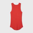 Women's Rib Layer Tank Top - A New Day Orange