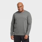 Men's Long Sleeve Performance T-shirt - All In Motion Gray