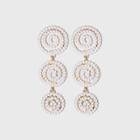 Sugarfix By Baublebar Beaded Swirl Drop Earrings - White