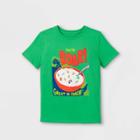 Boys' 'feed My Roar' Short Sleeve Graphic T-shirt - Cat & Jack Medium Green