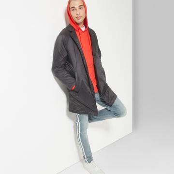 Men's Long Sleeve Puffer Jacket - Original Use Black