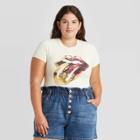 Women's The Rolling Stones Plus Size Short Sleeve Graphic T-shirt - Yellow