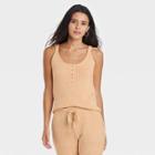 Women's U-neck Sweater Tank - Universal Thread Yellow