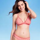 Women's Triangle Bikini Top - Kona Sol Coral Pink