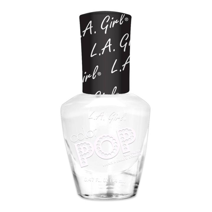L.a. Girl Color Pop Nail Polish White On - 0.47 Fl Oz, Adult Unisex