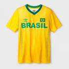 Umbro Boys' Sublimated Country Jersey Yellow/fern Green