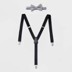 Men's Bowtie Suspender - Goodfellow & Co Gray