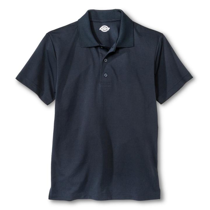 Dickies Young Men's Performance Uniform Polo Shirt - Dark Navy