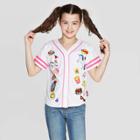 Girls' Jojo's Closet Baseball Jersey - White