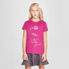 Girls' Dinosaur Graphic Short Sleeve T-shirt - Cat & Jack Purple