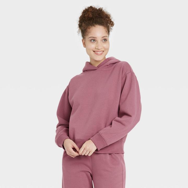 Women's Hooded Sweatshirt - A New Day Mauve