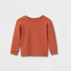 Toddler Crewneck Pullover Sweatshirt - Cat & Jack Brown