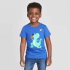 Petitetoddler Boys' Short Sleeve T-rex Baseball Graphic T-shirt - Cat & Jack Blue 12m, Toddler Boy's