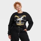 Yellowstone Series Women's Plus Size Yellowstone Dutton Ranch Graphic Sweatshirt - Black