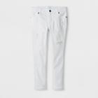 Plus Size Girls' Super Skinny Cropped Jeans - Cat & Jack White