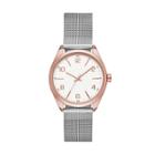 Target Women's Two Tone Mesh Strap Watch - A New Day Rose Gold