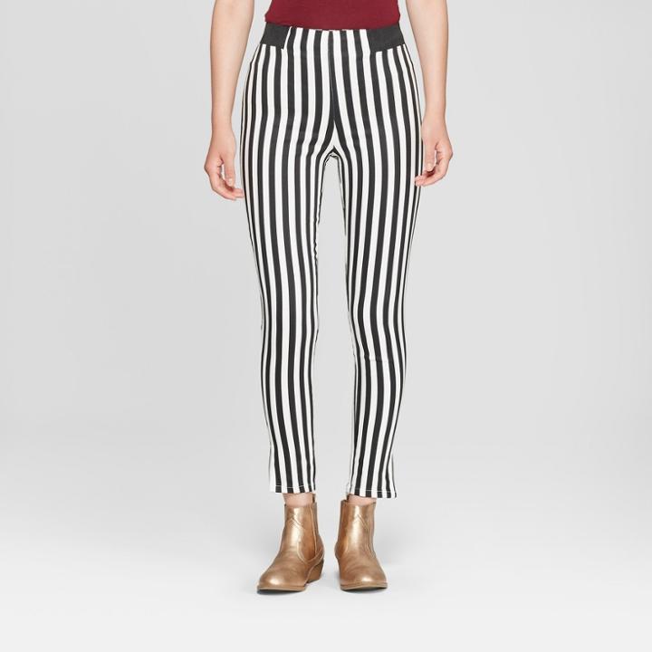 Junk Food Women's Striped Leggings - Black/white