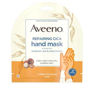 Aveeno Repairing Cica Hand Mask With Oat And Shea Butter