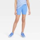 Girls' Core Bike Shorts - All In Motion Vibrant Blue