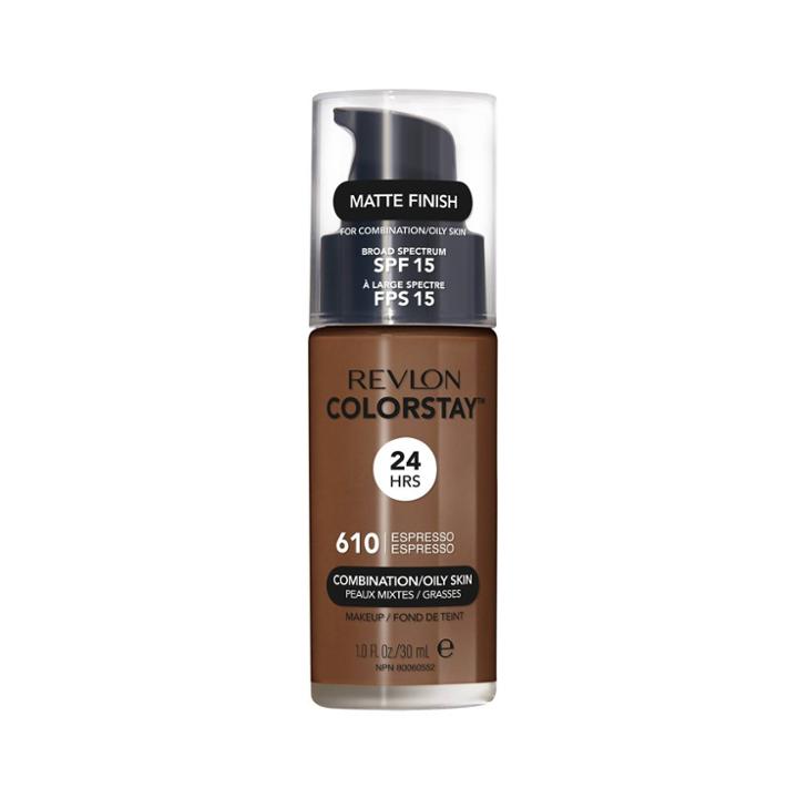 Revlon Colorstay Liquid Makeup Combination/oily 610 Espresso - 1.0 Fl Oz,