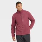 Men's Sherpa Fleece Jacket - All In Motion Maroon
