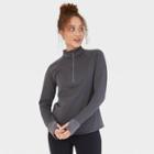Women's Run 1/2 Zip Fleece Jacket - All In Motion Heather Gray